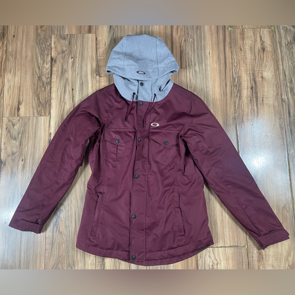 Oakley Ski Snowboarding Jacker Maroon Red Thinsulate Women’s XS